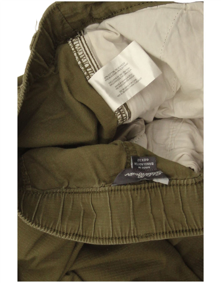 Мужские зауженные брюки-чинос Eddie Bauer W40 L32, зеленый хлопок