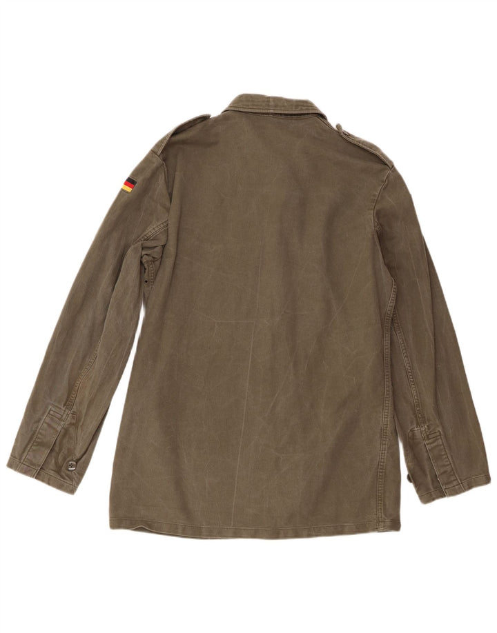 Винтажная мужская джинсовая куртка в стиле милитари UK 38 Medium Khaki Army