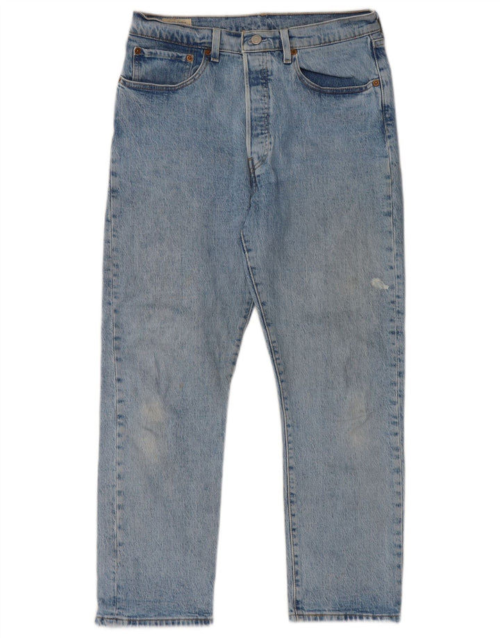 Мужские прямые джинсы Levi's 501 W31 L26 синие, хлопок