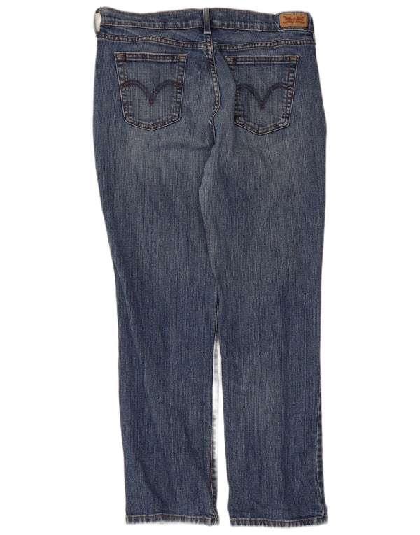 Мужские прямые джинсы Levi's 505, США 12, большие W32 L29, синие, хлопок