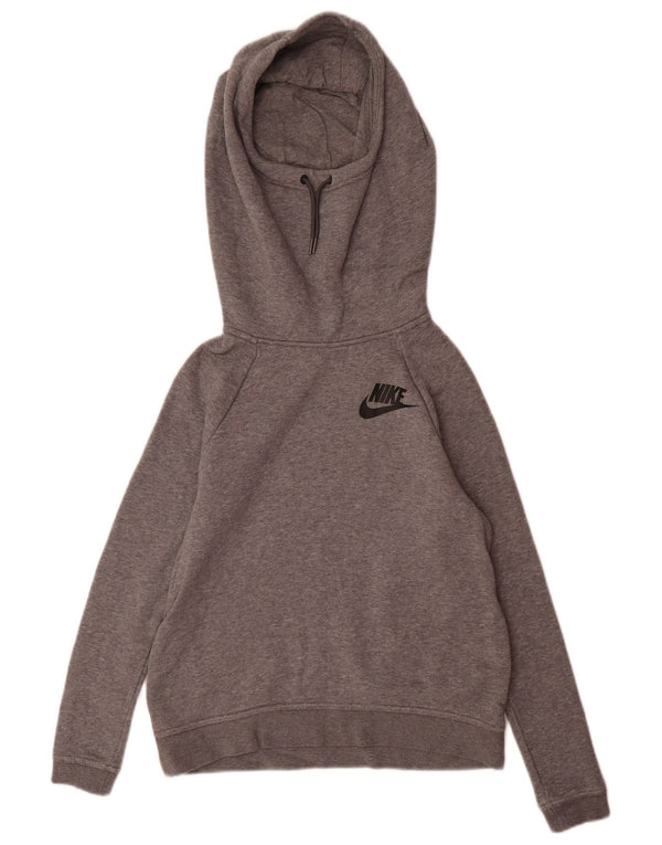 Женский джемпер с капюшоном Nike UK 6 XS, серый хлопок