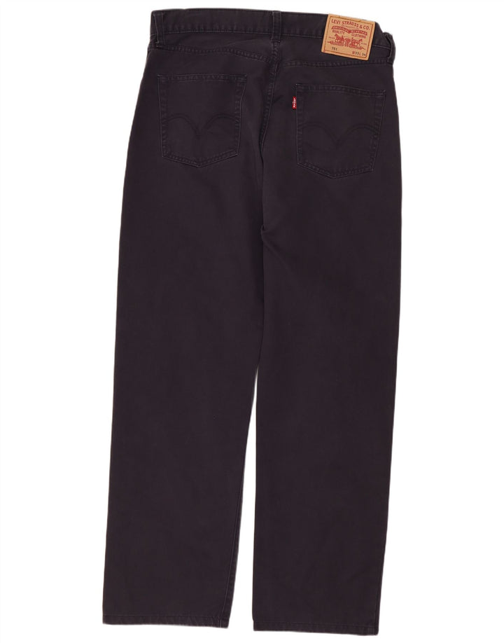 Мужские прямые джинсы Levi's 751 W33 L29 темно-синие, хлопок