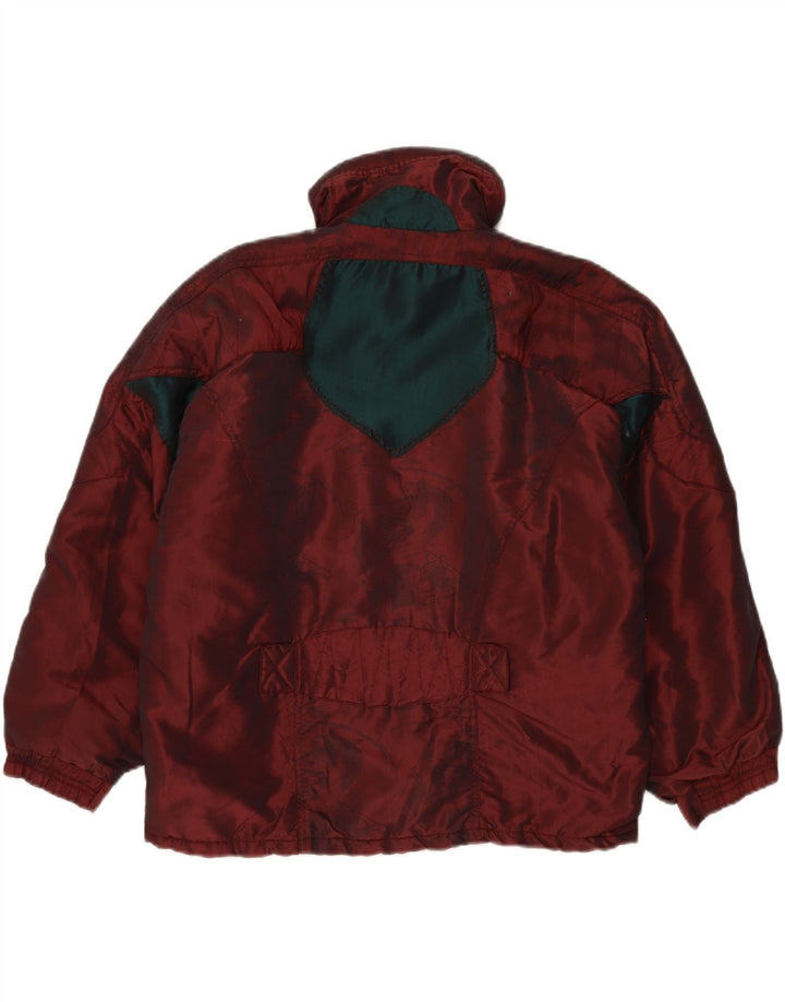 RODEO Boys Windbreaker Jacket 15-16 Years Burgundy Colourblock Vintage Rodeo and Second-Hand Rodeo from Messina Hembry 