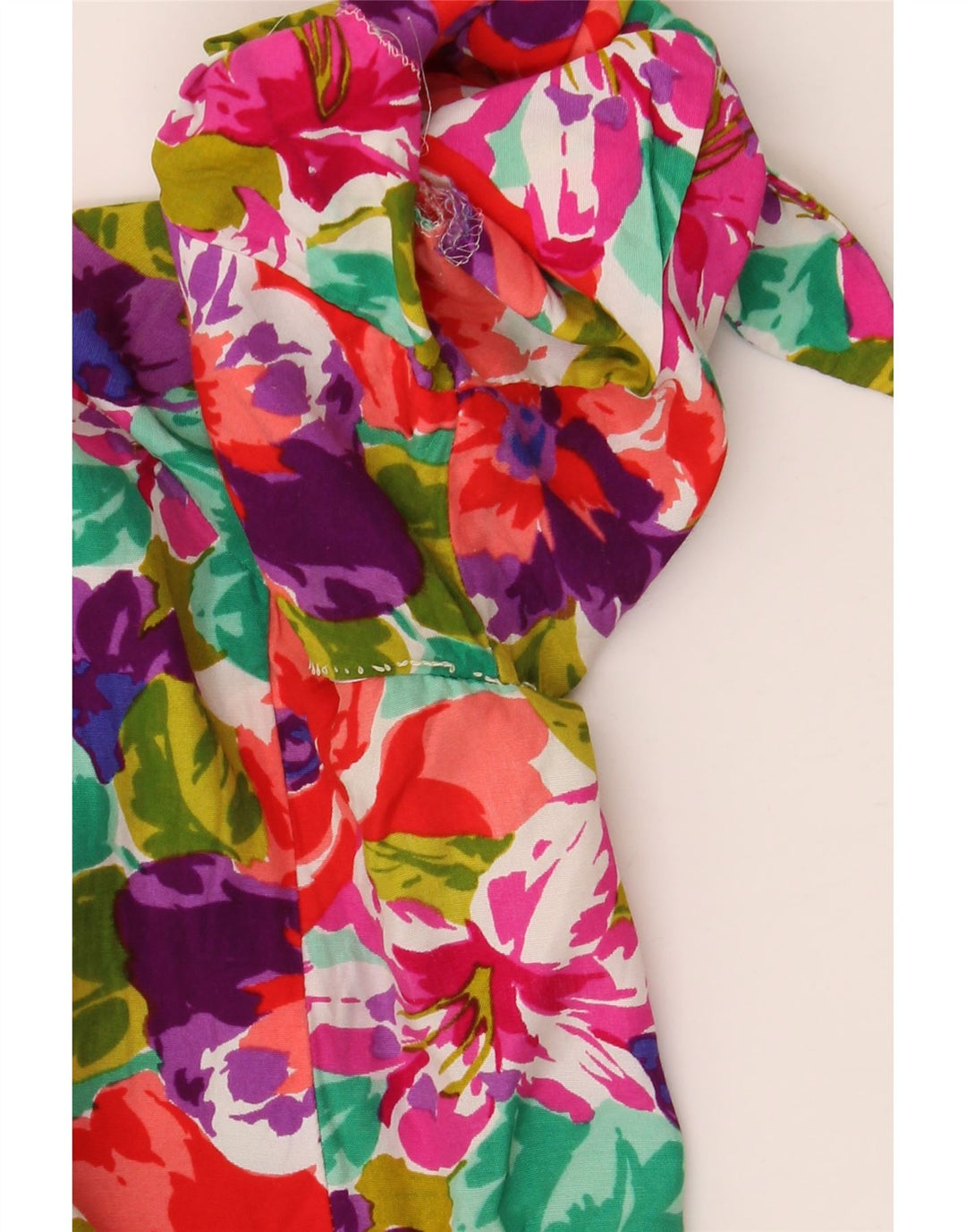 Улучшенная женская блузка-рубашка с коротким рукавом IT 46, большой разноцветный цветочный принт