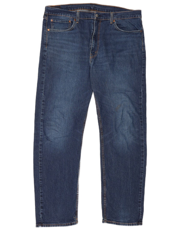 Мужские прямые джинсы Levi's 505 W40 L22 синие, хлопок