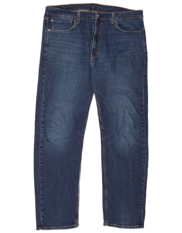Мужские прямые джинсы Levi's 505 W40 L22 синие, хлопок