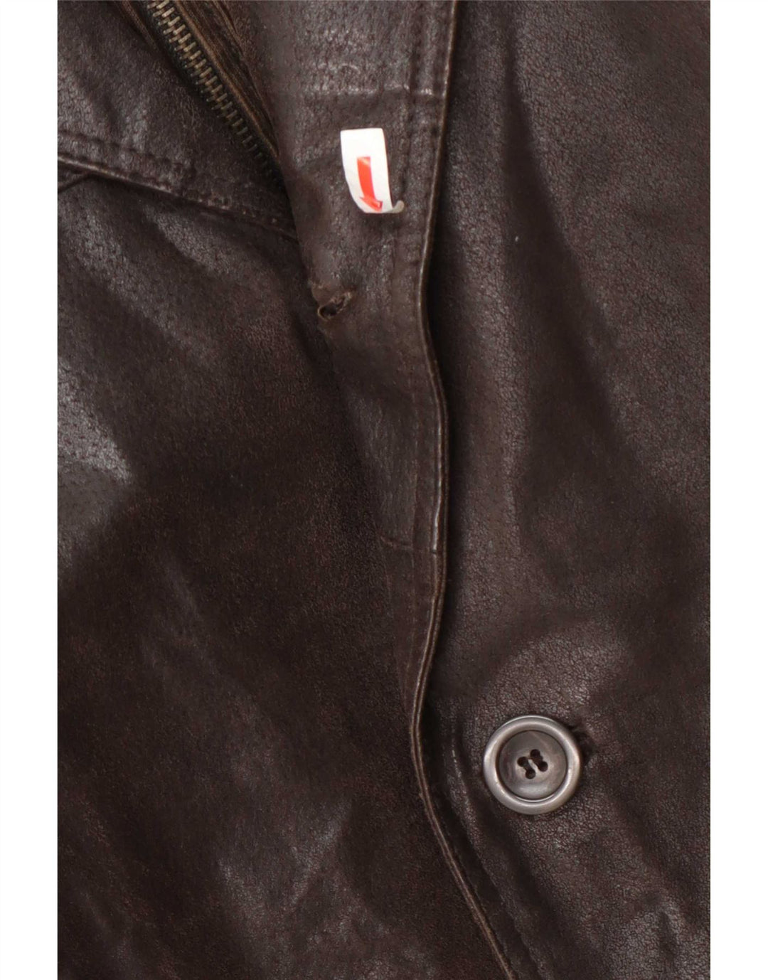 Куртка мужская кожаная Bata IT 54 2XL Коричневая