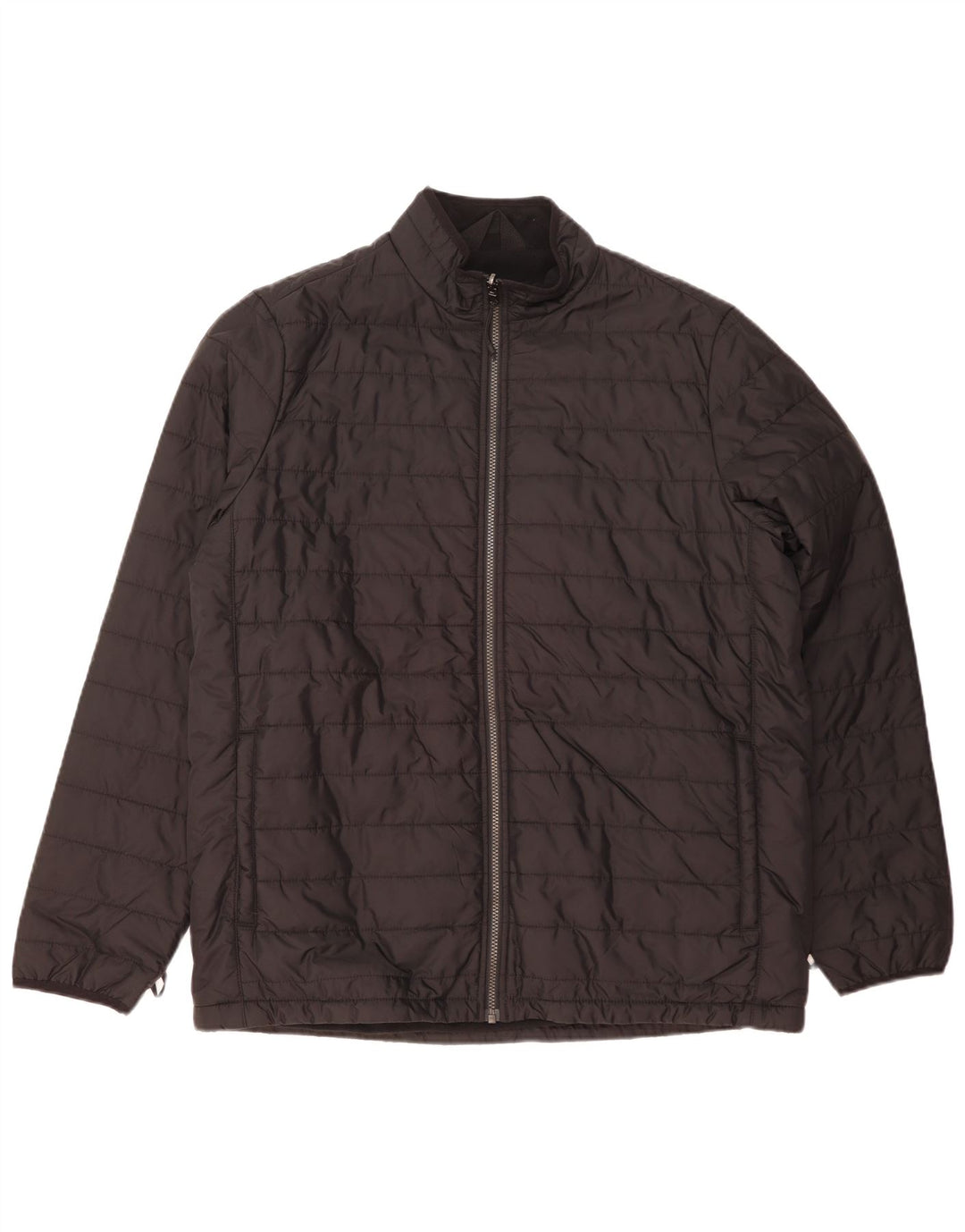 Мужская утепленная куртка с подкладкой Marks & Spencer UK 42 XL черная из полиамида