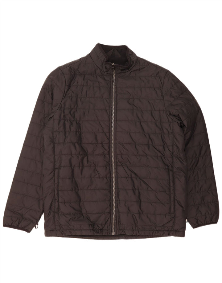 Мужская утепленная куртка с подкладкой Marks & Spencer UK 42 XL черная из полиамида