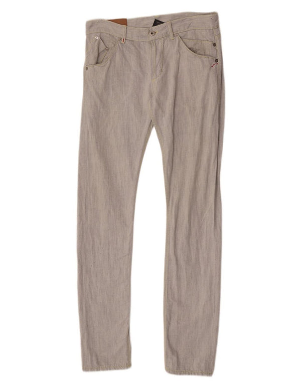 Dondup Женские зауженные джинсы Sam Slim Fit W32 L34 Серые хлопковые