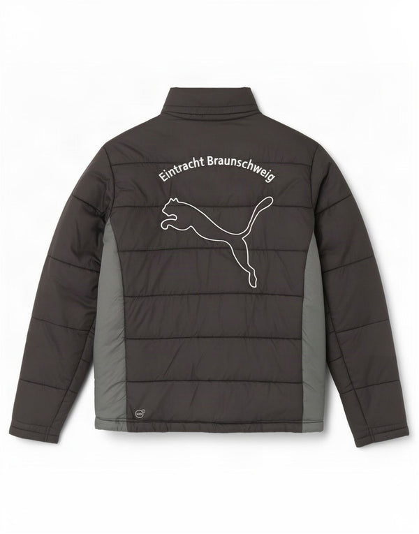 Мужская утепленная куртка с капюшоном Puma Eintracht Braunschweig UK 38, средний черный