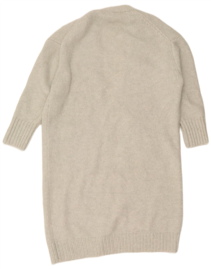 Женский длинный длинный открытый кардиган Zara UK 6 XS, серый полиэстер