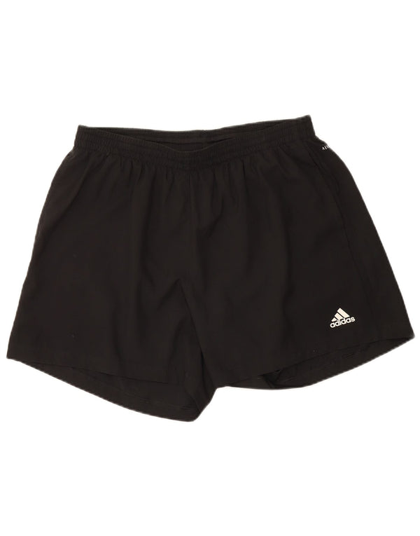 Мужские спортивные шорты Adidas Aeroready с графикой, средний черный полиэстер