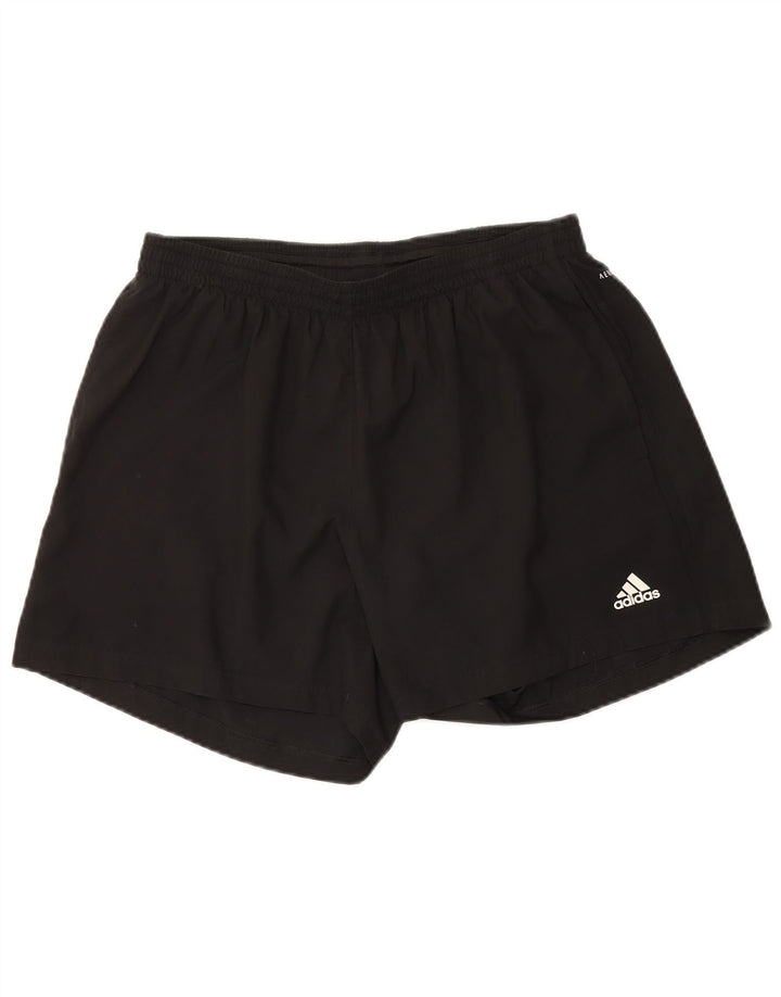 Мужские спортивные шорты Adidas Aeroready с графикой, средний черный полиэстер