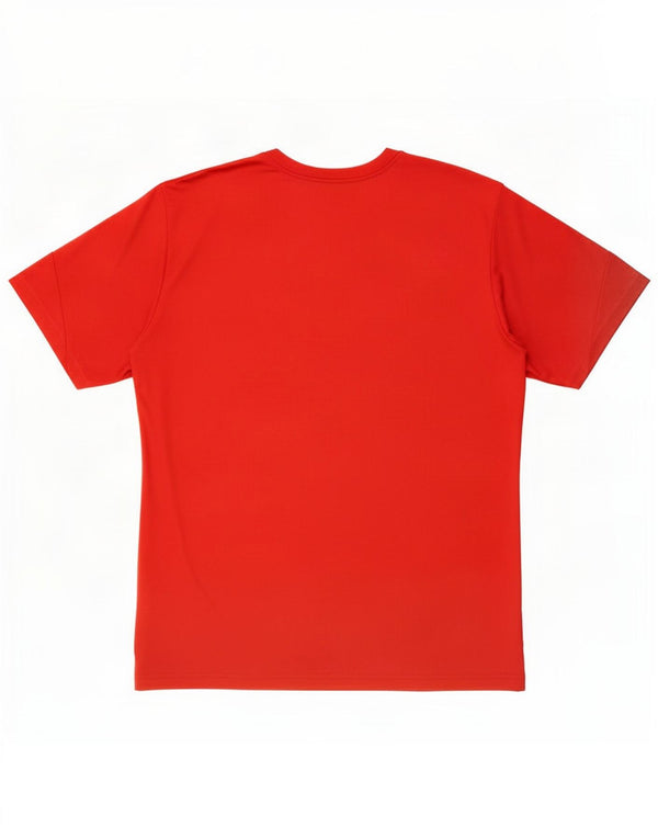 Adidas Мужская футболка Climalite Top XL Красный полиэстер с цветными блоками