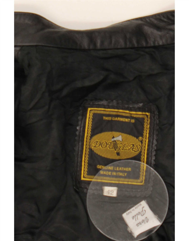 Женская кожаная куртка Douglas IT 42 Medium Black