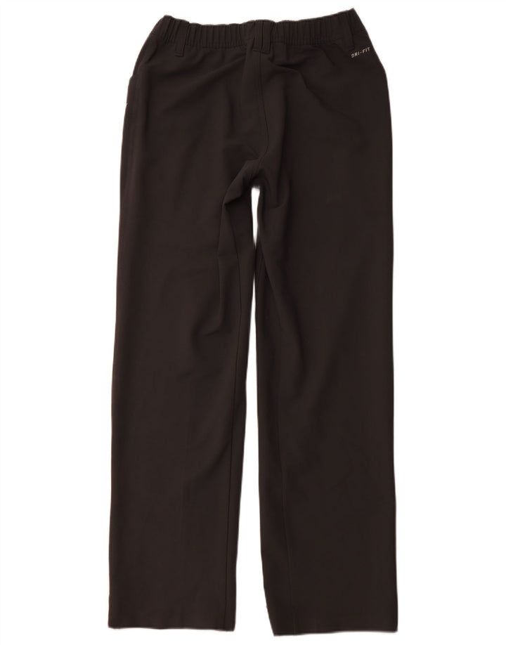 Мужские прямые повседневные брюки NIKE Dri Fit Small W27 L31, серый полиэстер