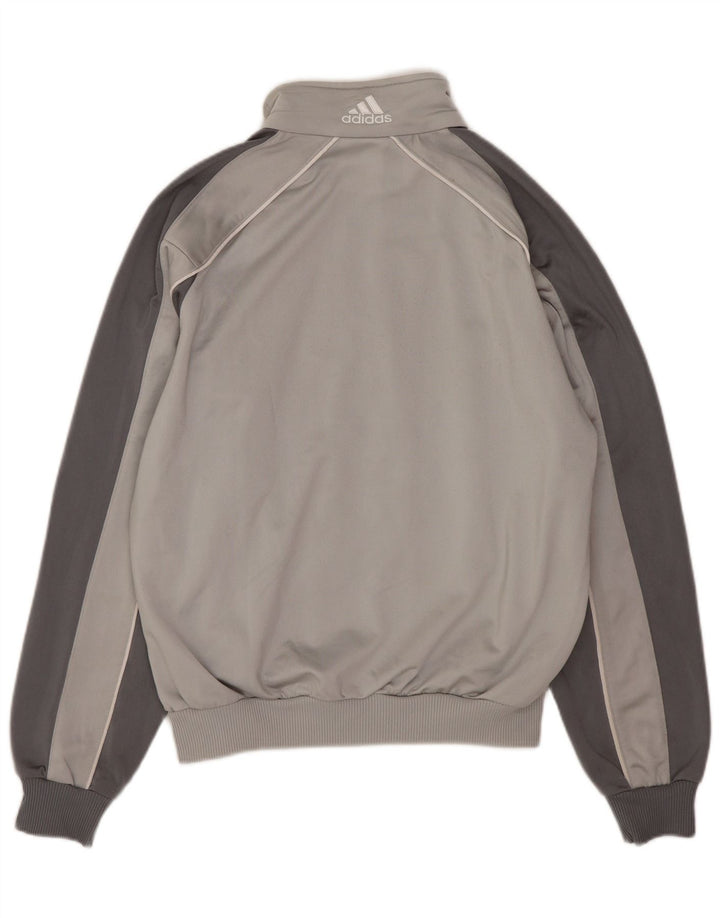 Adidas для мальчиков 11–12 лет, серый полиэстер с цветными блоками