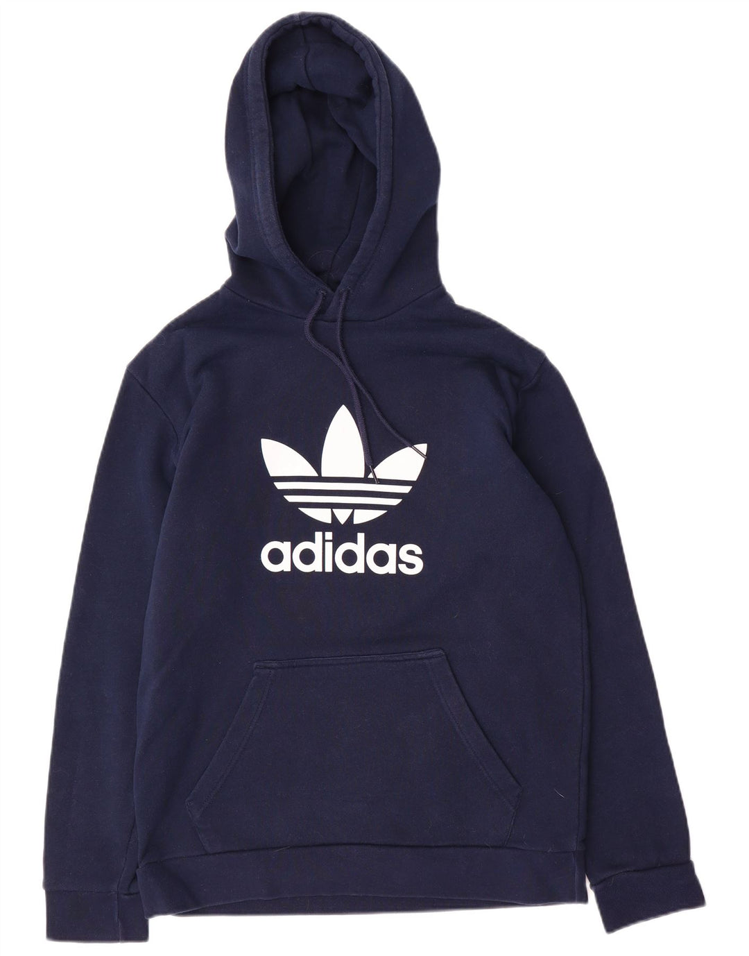 Мужской джемпер с капюшоном Adidas с рисунком, средний, темно-синий, хлопок