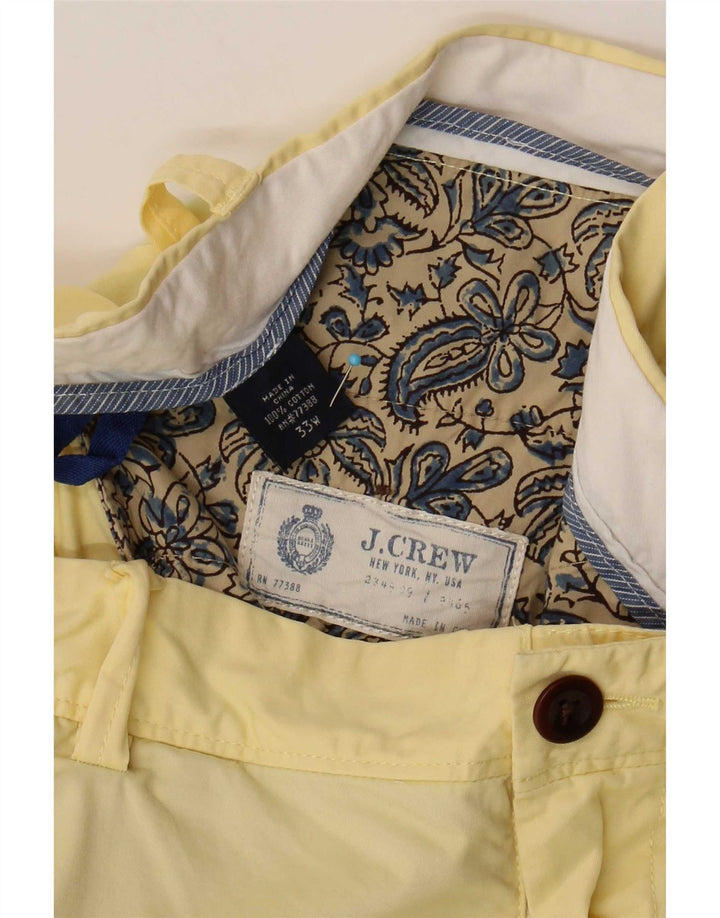 Мужские шорты чинос J. Crew W33, хлопок среднего желтого цвета