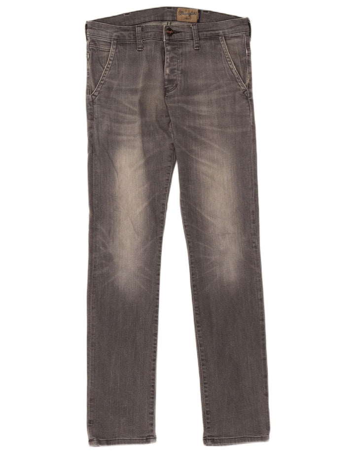 Мужские джинсы Wrangler Spencer Slim W30 L34, серый хлопок