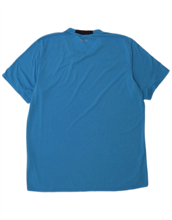 Adidas Мужская футболка Top XL Синий Полиэстер