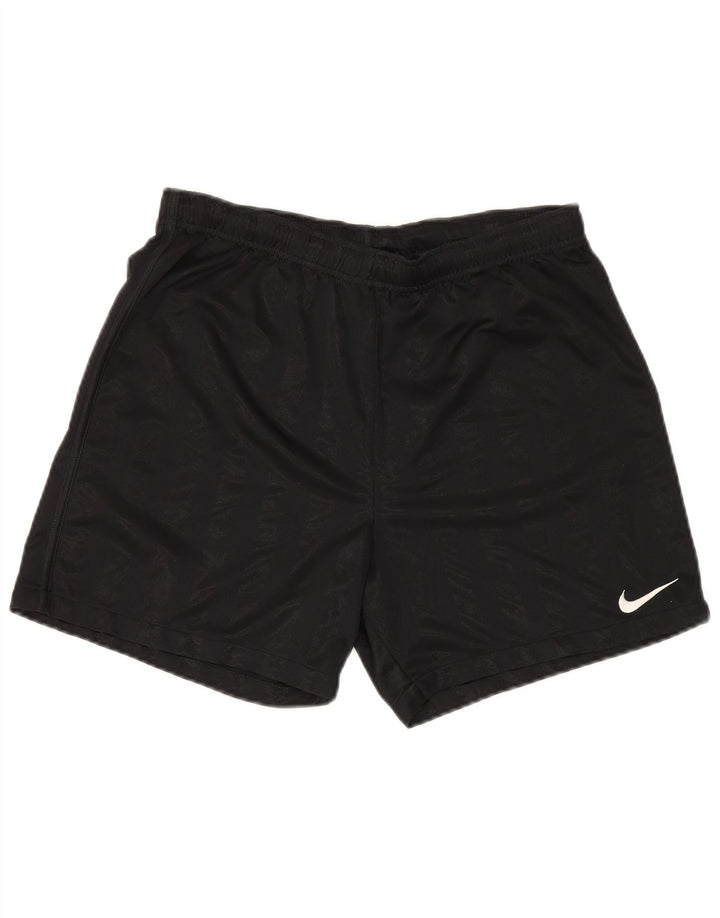 Nike Mens Sport Shorts Medium Black Pinstripe Polyester