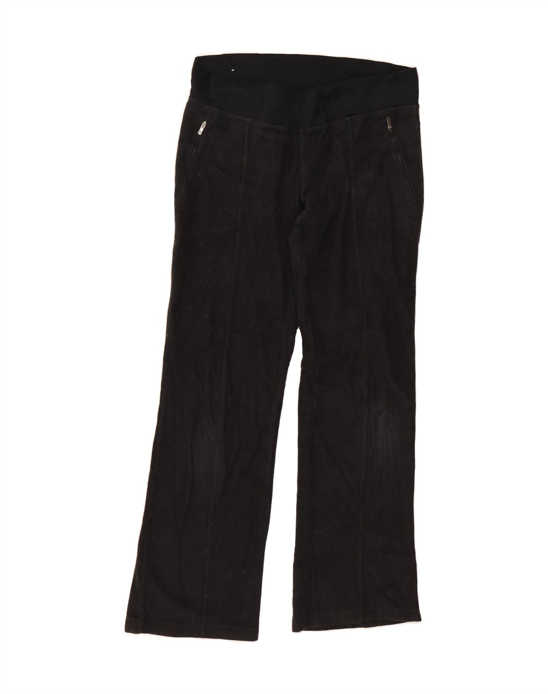 COLUMBIA Womens Tracksuit Trousers UK 14 Medium  Black Polyester Vintage Columbia and Second-Hand Columbia from Messina Hembry 