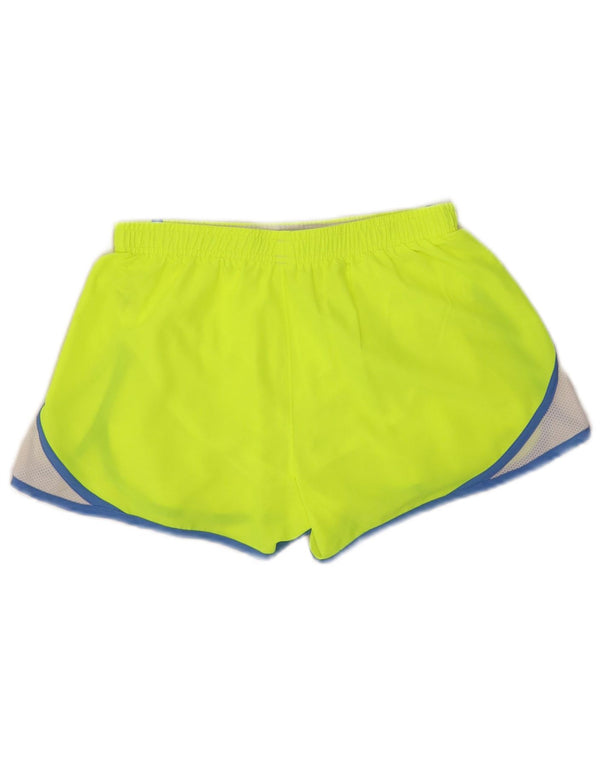 Женские спортивные шорты Under Armour Heat Gear UK 10, маленькие желтые цветные блоки