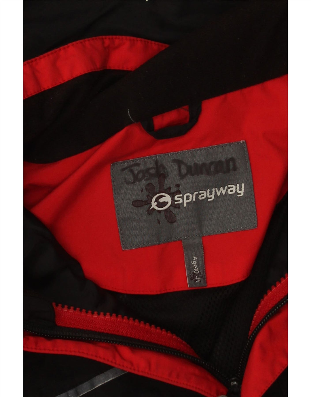 Ветровка Sprayway для девочек с капюшоном, 10–11 лет, черный полиэстер