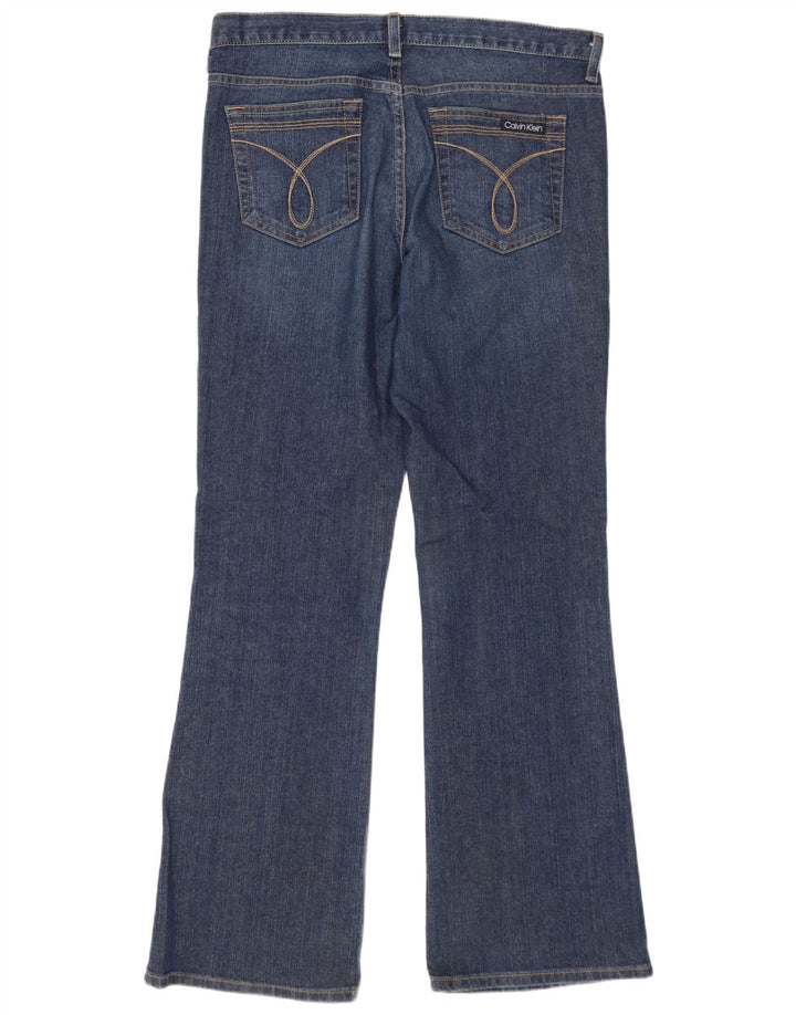 Женские джинсы Bootcut CALVIN KLEIN, США 10, большие, W30 L32, синие, хлопок