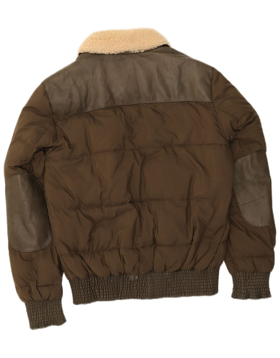 Винтажная мужская стеганая куртка IT 52 XL Хаки Полиамид
