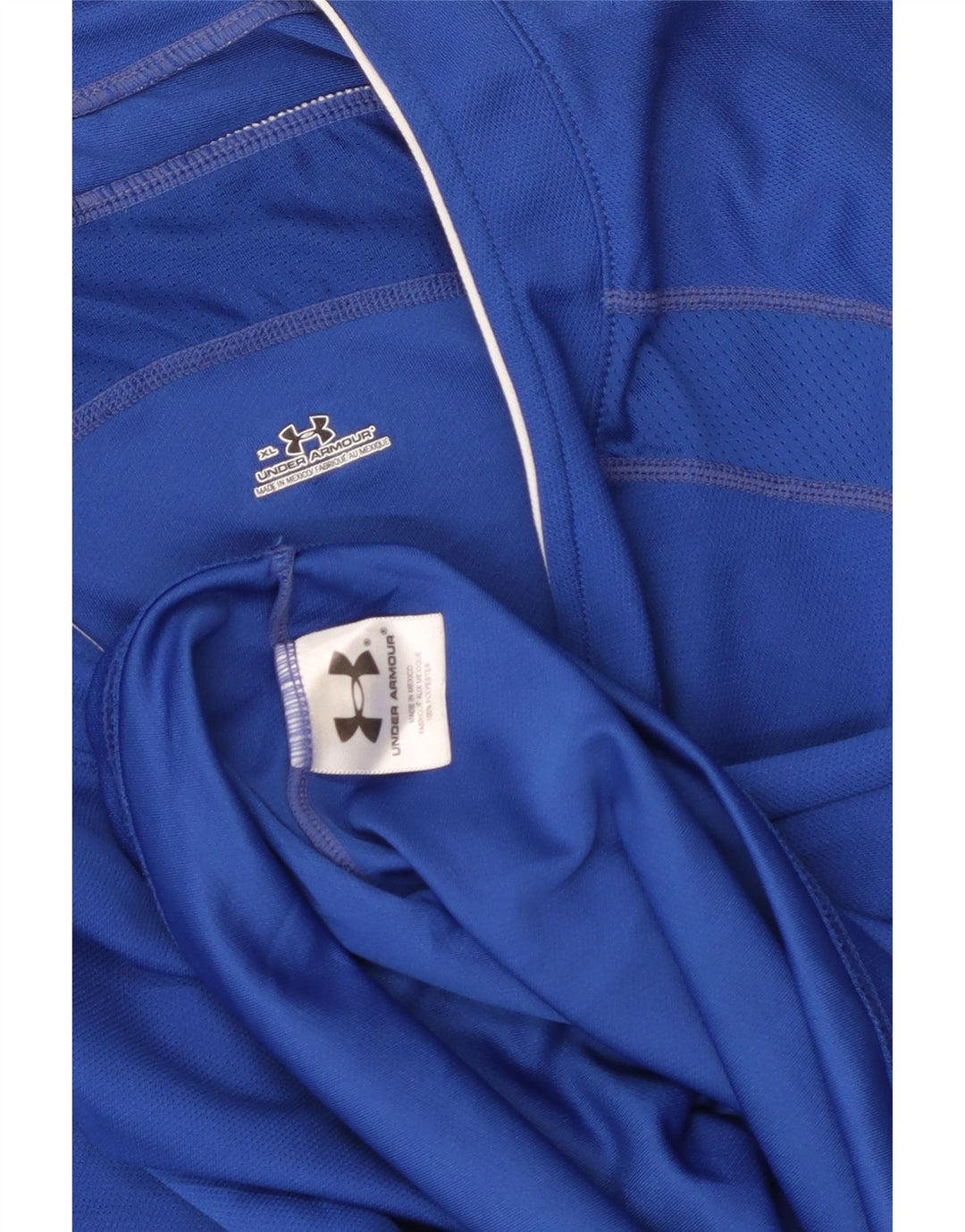 Мужская бейсбольная футболка UNDER ARMOR, верх XL, синяя, полиэстер
