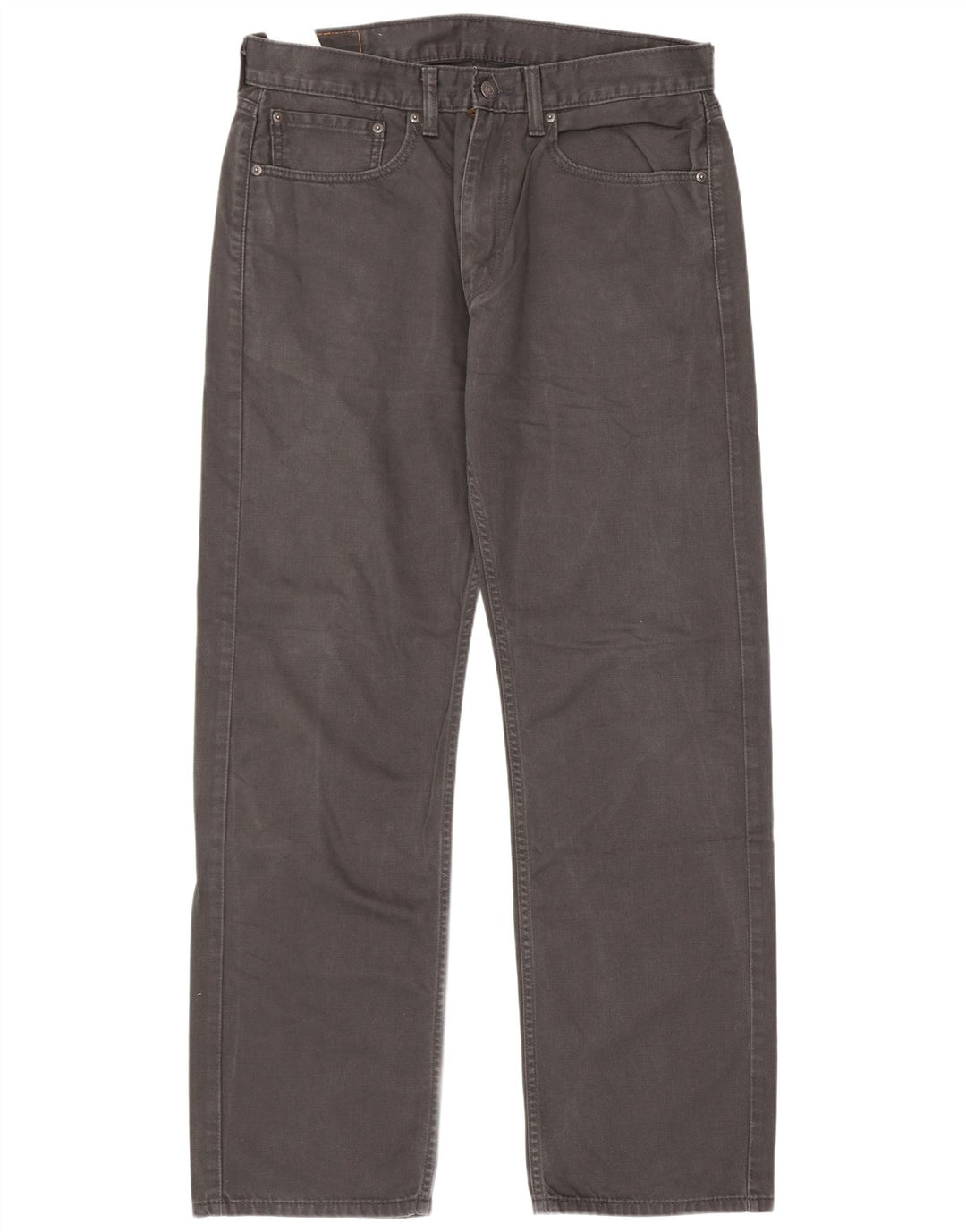 Мужские прямые джинсы Levi's 505 W34 L32 серые, хлопок