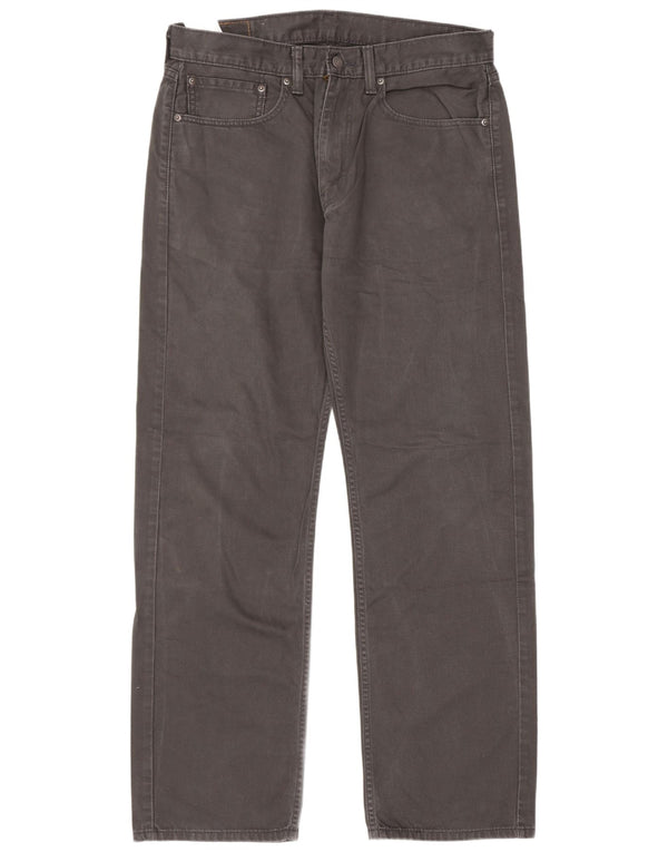 Мужские прямые джинсы Levi's 505 W34 L32 серые, хлопок