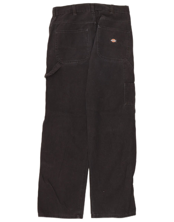 Мужские прямые брюки-карго Dickies W30 L32, черные, хлопковые