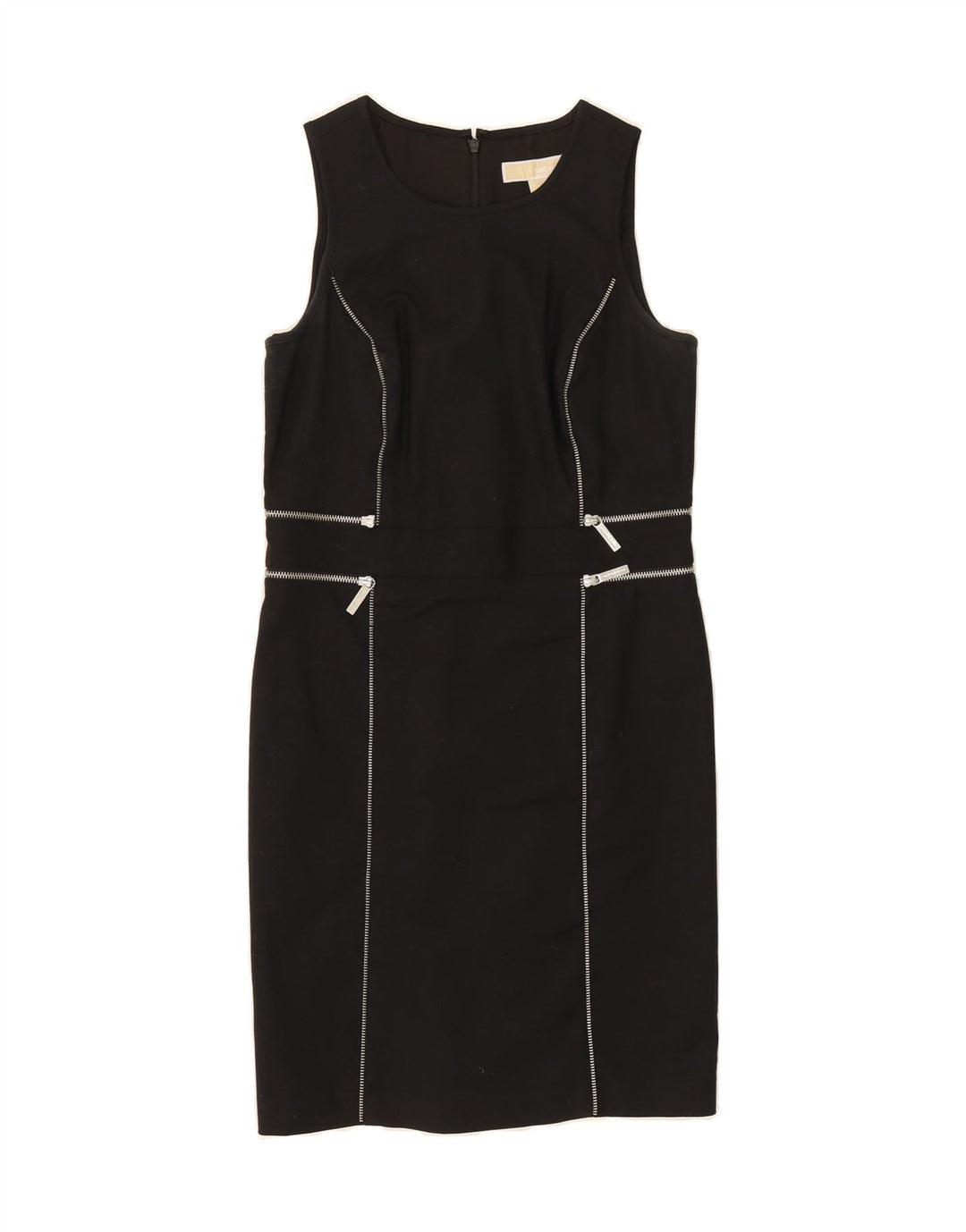 MICHAEL KORS Womens Sleeveless Sheath Dress US 6 Medium Black Cotton Vintage Michael Kors and Second-Hand Michael Kors from Messina Hembry 
