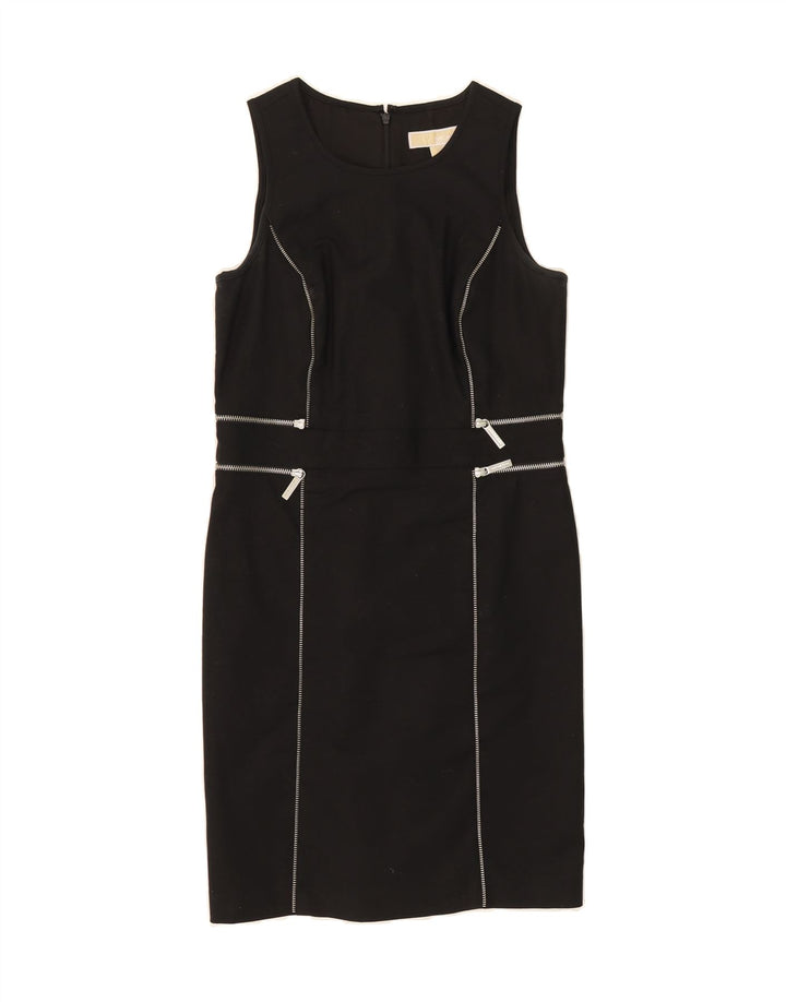 MICHAEL KORS Womens Sleeveless Sheath Dress US 6 Medium Black Cotton Vintage Michael Kors and Second-Hand Michael Kors from Messina Hembry 