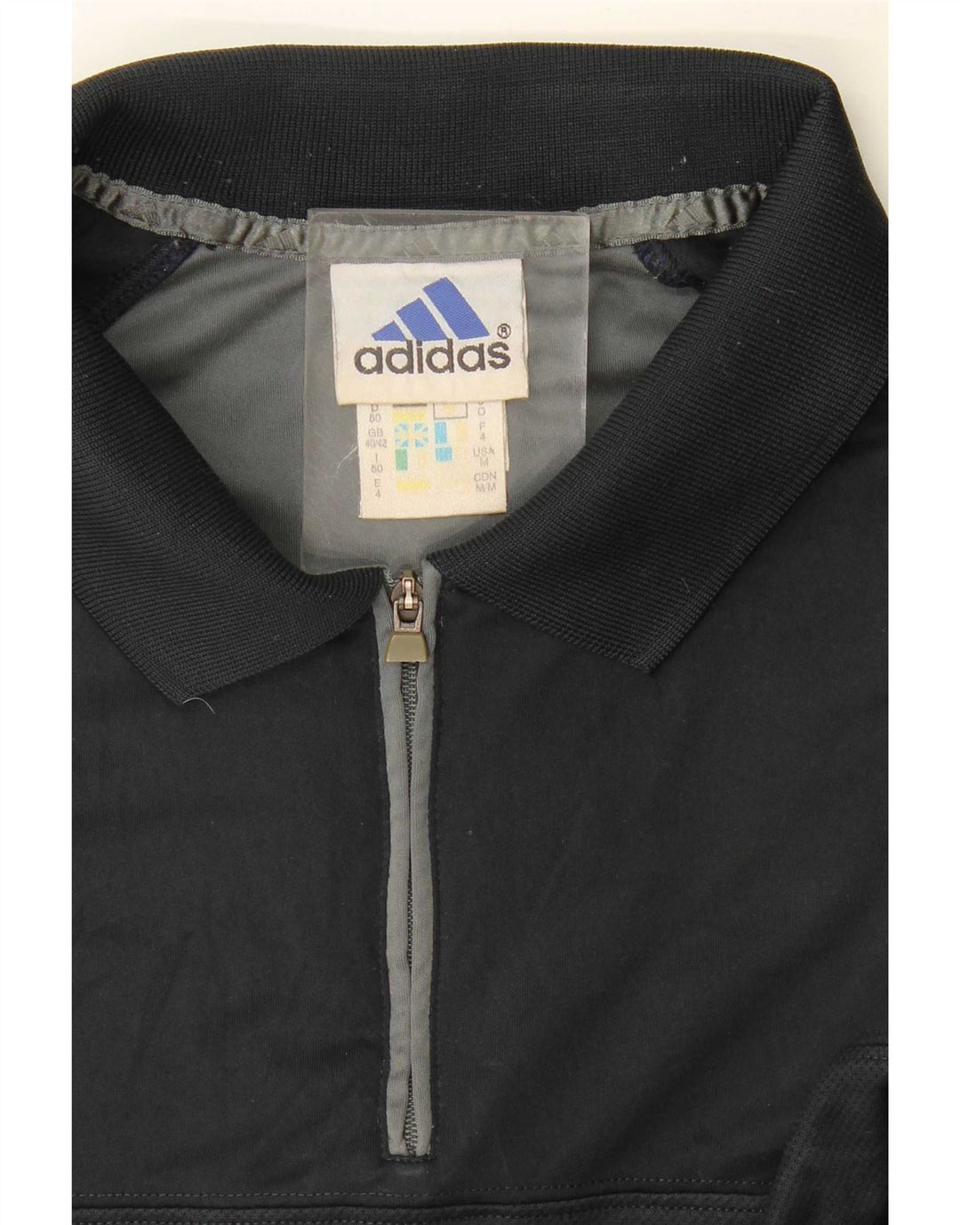 Мужская рубашка-поло Adidas Climalite UK 40/42, средний темно-синий полиэстер
