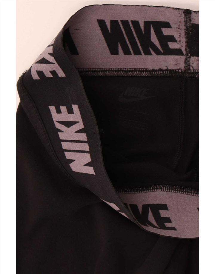 Женские леггинсы с рисунком Nike UK 8, маленькие черные