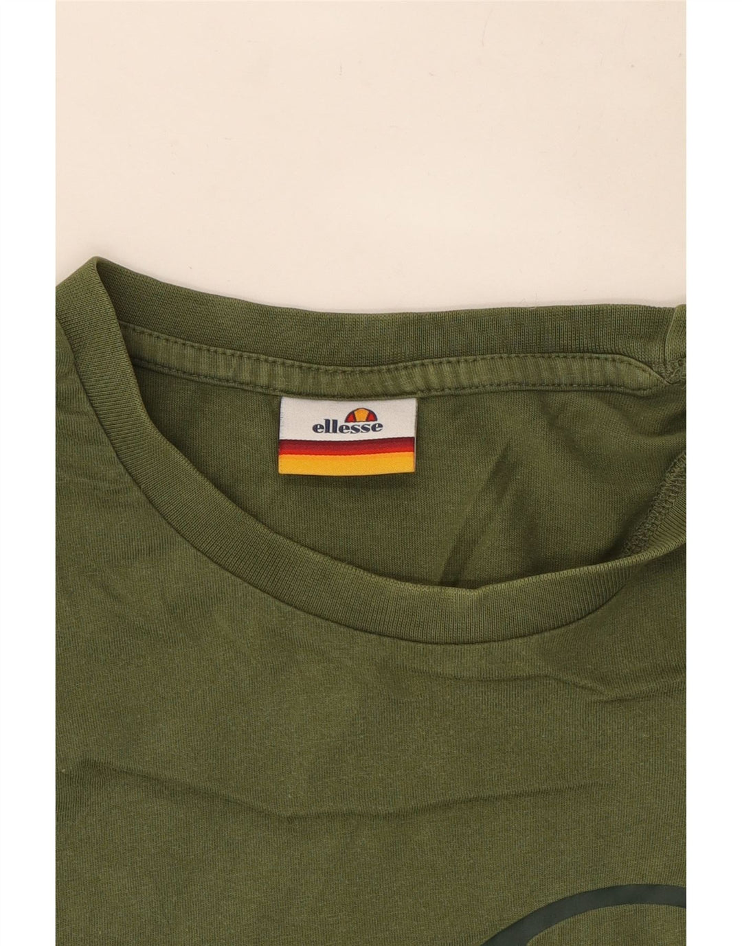 Мужская футболка с рисунком Ellesse, средний зеленый цвет