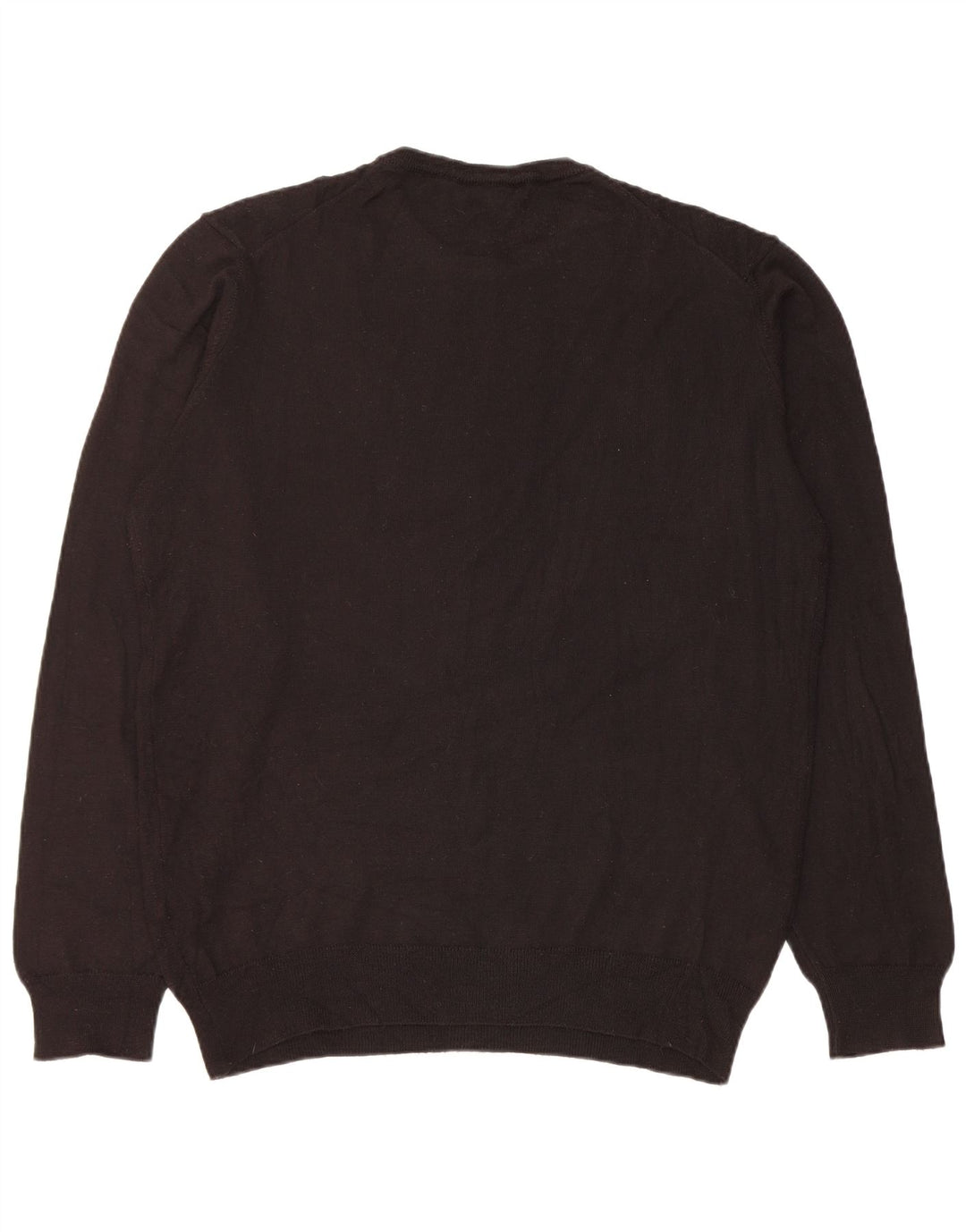 Мужской свитер K-Way с круглым вырезом 2XL, черный акрил