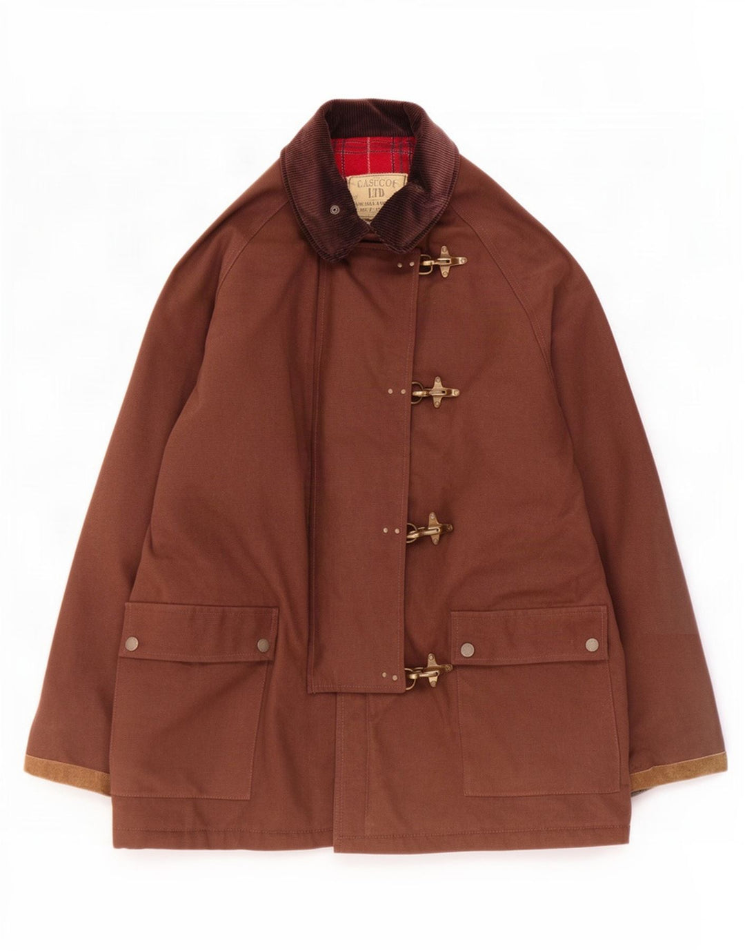 Женский дафлкот оверсайз Casucci UK 16, большой коричневый