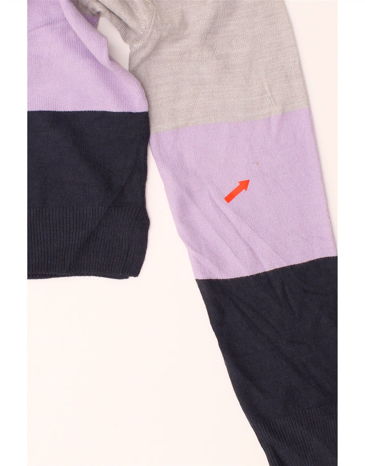 MARKS & SPENCER Womens Crew Neck Jumper Sweater UK 12 Medium  Navy Blue Vintage Marks & Spencer and Second-Hand Marks & Spencer from Messina Hembry 