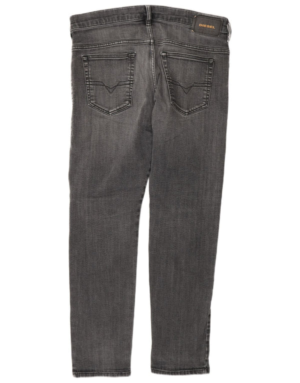 Diesel Mens D-Yennox Tapered Jeans W32 L30 Grey Cotton