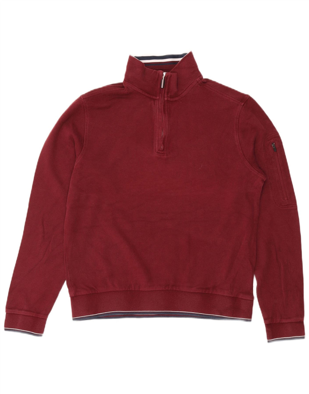 Мужской свитшот Marks & Spencer Blue Harbour, средний бордовый