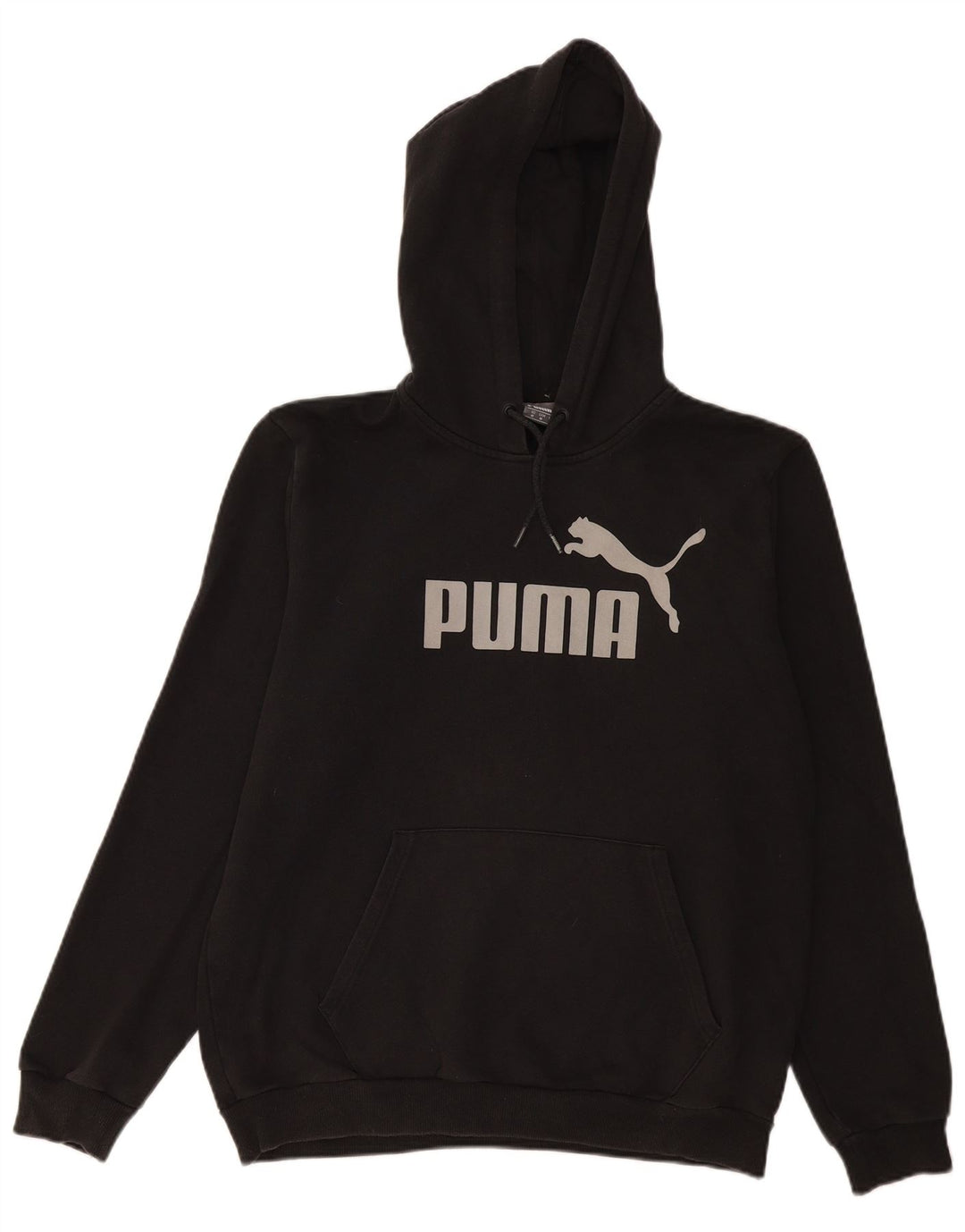 Женский джемпер с капюшоном PUMA UK 14, средний черный, хлопок