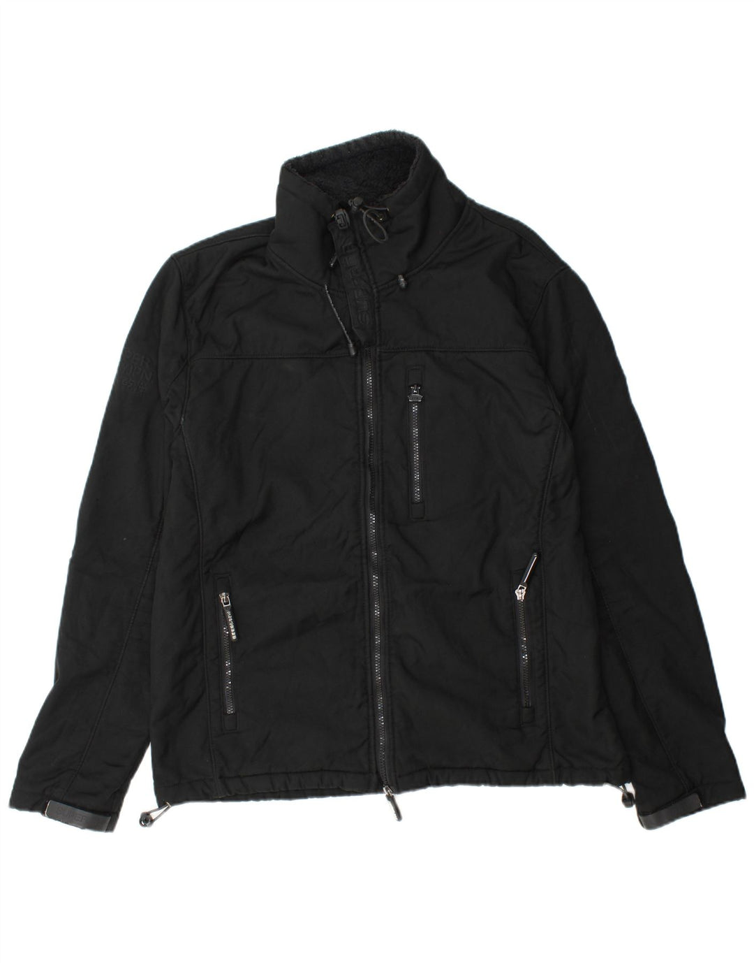 Мужская ветровка SUPERDRY Windtrekker UK 46 3XL, черный полиэстер
