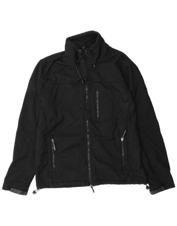 Мужская ветровка SUPERDRY Windtrekker UK 46 3XL, черный полиэстер