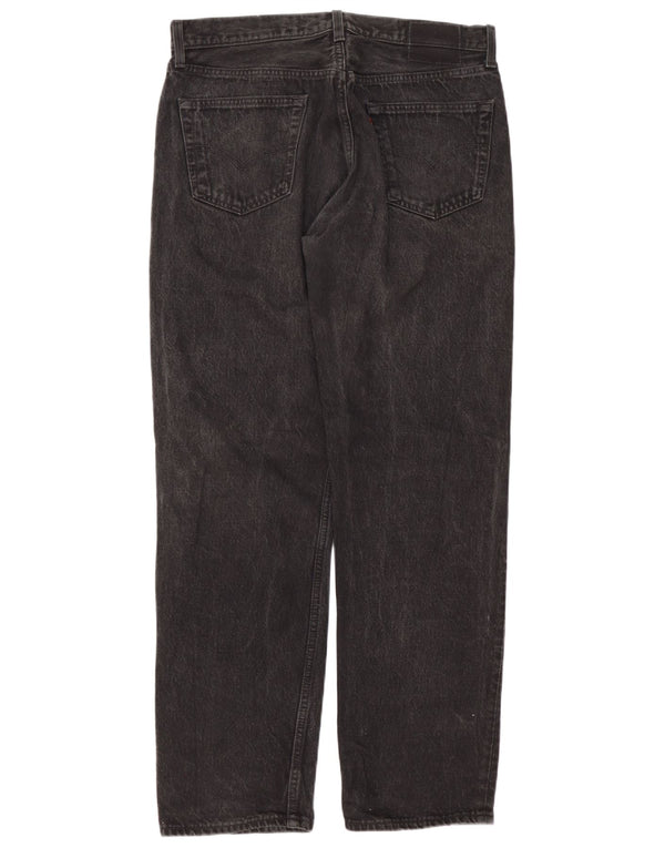 Мужские прямые джинсы Levi's W36 L32, черный хлопок